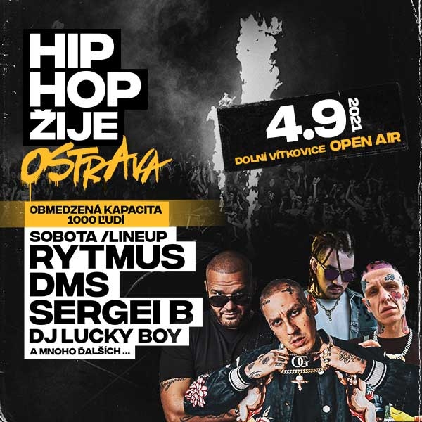 HIP HOP žije Ostrava Dolní Vítkovice